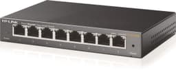 TP-LINK, nätverksswitch, Easy smart 8x10/100/1000Mbps, RJ45, metall