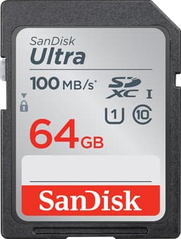 SanDisk Ultra SDHC/SDXC 64GB minnekort