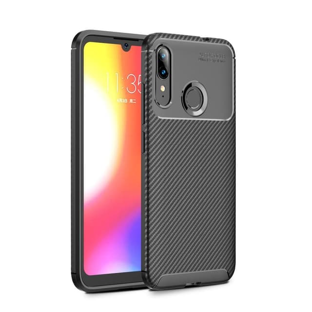 Motorola Moto E6 Plus Karbon fiber Skal - Svart