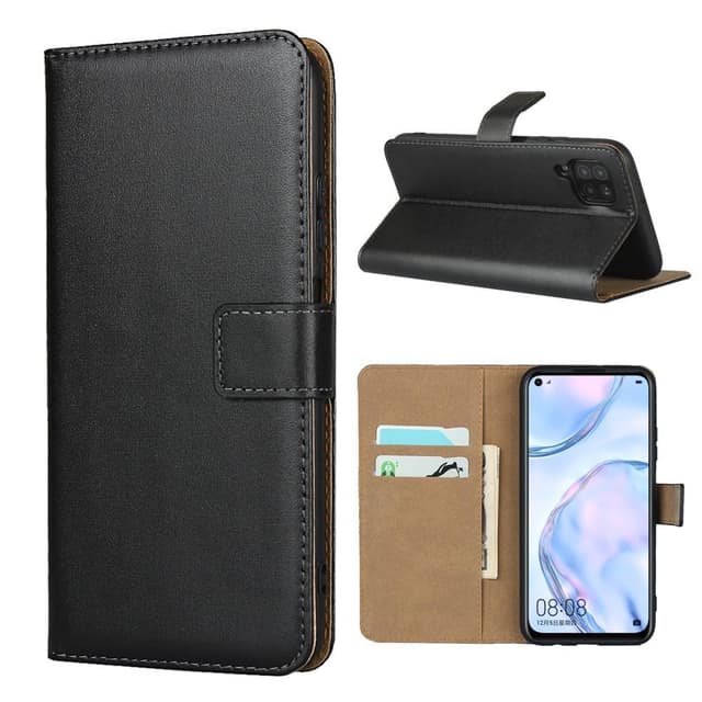 Huawei P40 Lite Plånboksfodral / Fodral Läder - Svart