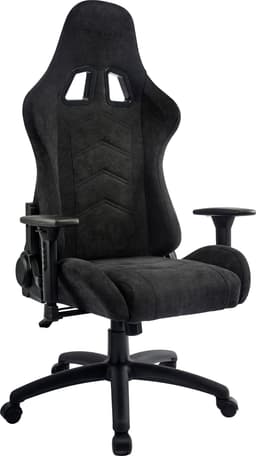 Piranha Attack Cloth Edition gaming stol (stof) -mørkegrå