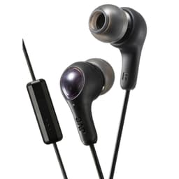 JVC Gumy Plus in-ear hörlurar (svart)