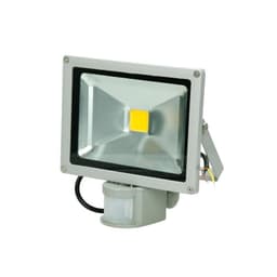 ECD Germany 10 delar LED-strålkastare utomhus 20W med rörelsedetektor - 2800K