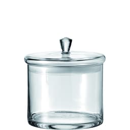 Glasburk med lock 20x18cm