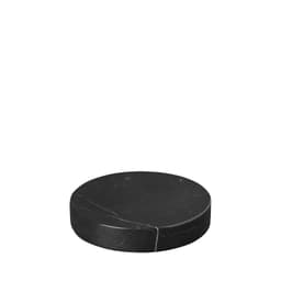 Marmorbricka Ø 11 cm, Svart, PESA