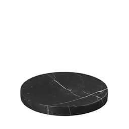 Marmorbricka Ø 19 cm, Svart, PESA