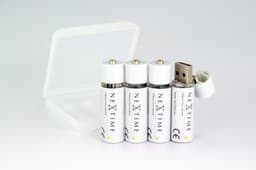 USB Batteri uppladdningsbart 4-pack