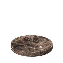 Marmorbricka Ø 19 cm, Brun, PESA