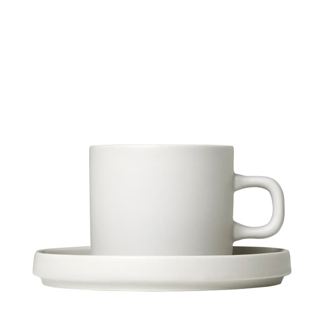 PILAR, Set 2 kaffemuggar & fat, 4 delar, Moonbeam