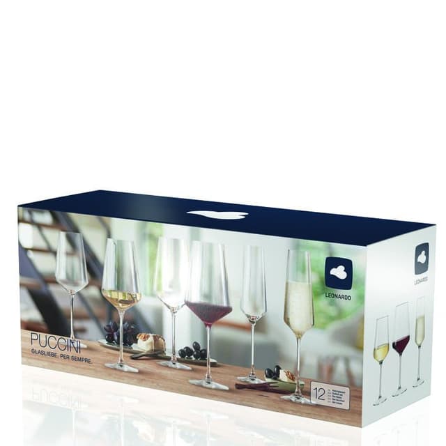 PUCCINI Vinglas Set 12-pack Vinglas / Champagneglas