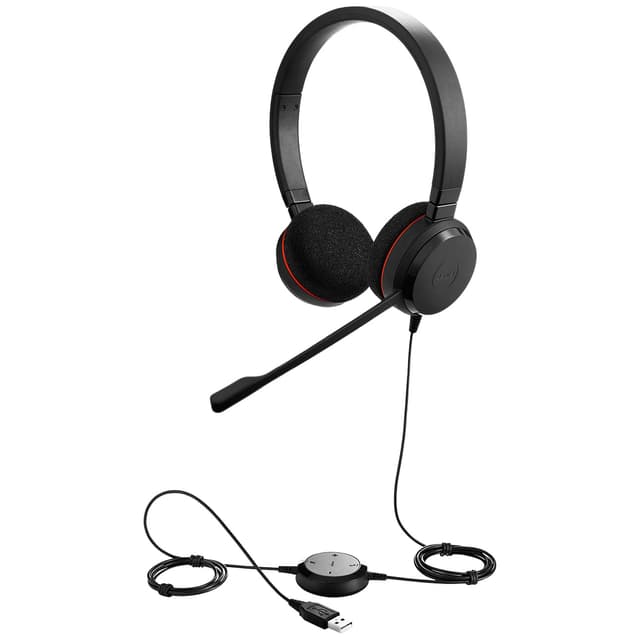 Jabra Evolve 20 USB-A Kablet Headset (MS Teams)