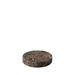 Marmorbricka Ø 11 cm, Brun, PESA
