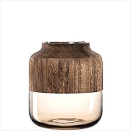 Colletto vase 25cm marrone