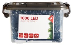 Day 1000LED Lyskjede Klynge Inkl. Timer