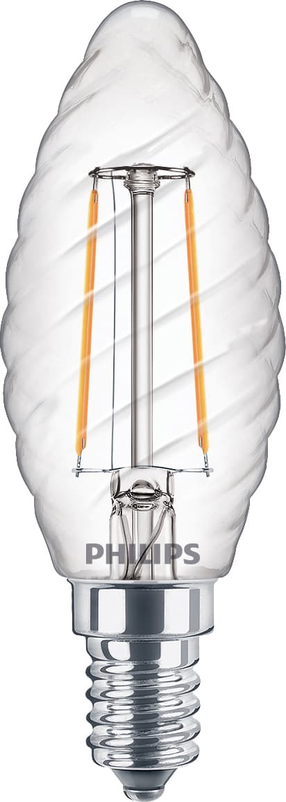 Philips LED-elpære 2W E14