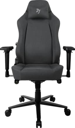 Arozzi Primo Woven Fabric gamingstol (sort/grå med grå logo)