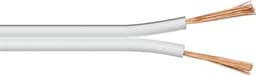 Qnect høyttalerkabel 2 stk. 2,5 mm² (50 m/ hvit)