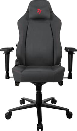 Arozzi Primo Woven Fabric gamingstol (sort/grå med rød logo)