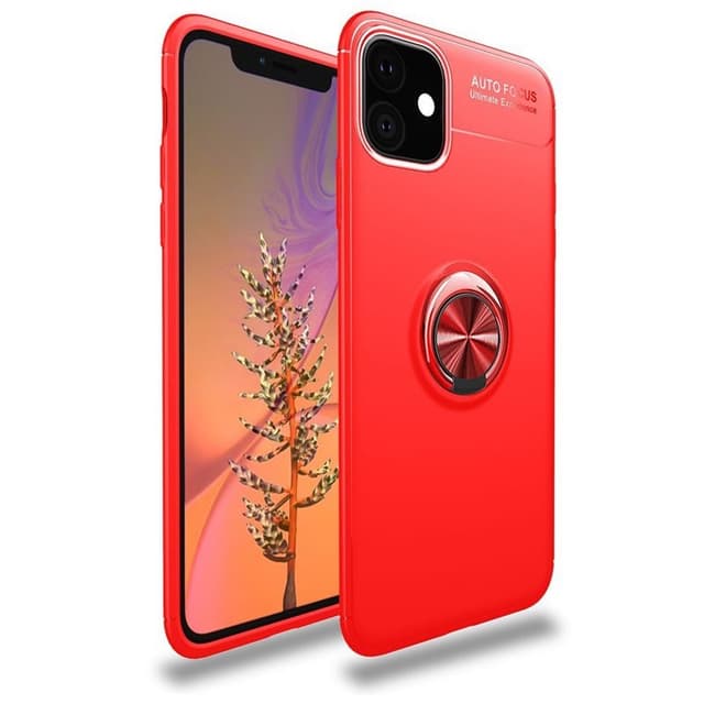 Slim Ring Cover Apple iPhone 12 mini (5.4")  - rød