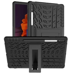 Stødbestandigt cover med stativ Samsung Galaxy Tab S7 Plus  - sort