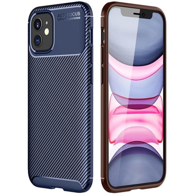 Carbon silikoni kuori Apple iPhone 12 Mini (5.4")  - sininen