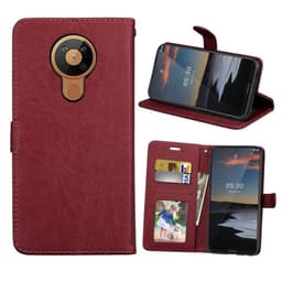 Lommebokdeksel 3-kort Nokia 5.3  - brun