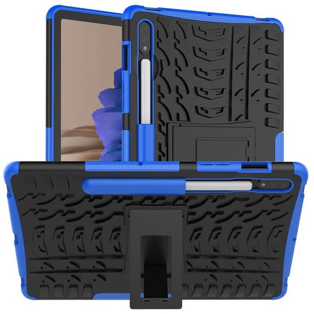Stødbestandigt cover med stativ Samsung Galaxy Tab S7  - blå
