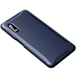 Carbon silikoni kuori Samsung Galaxy Xcover Pro  - sininen