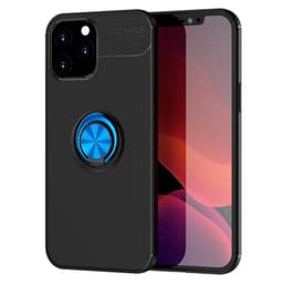 Slim Ring Cover Apple iPhone 12 (6.1")  - Sort / Blå