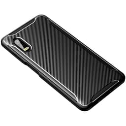 Carbon silikoni kuori Samsung Galaxy Xcover Pro  - musta