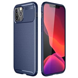 Carbon silikone cover Apple iPhone 12 Pro (6.1")  - blå