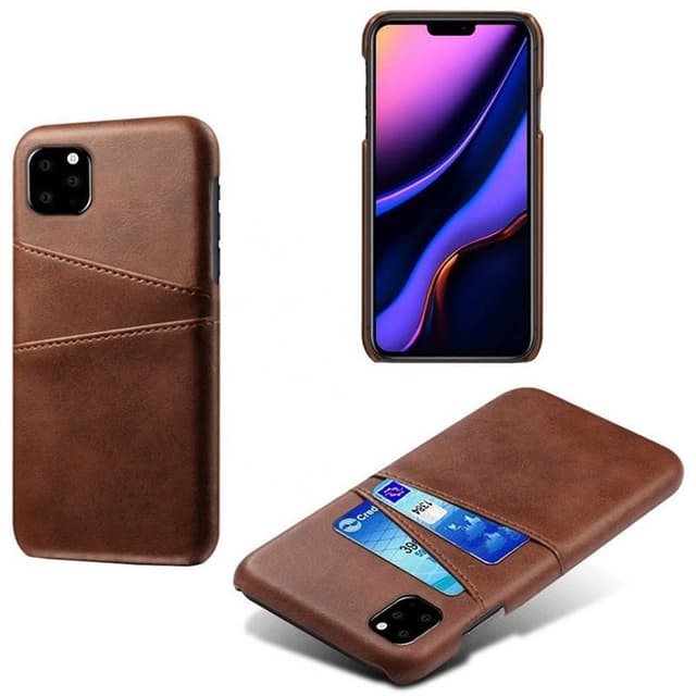 Retro cover med slots Apple iPhone 12 Pro Max (6.7")  - brun