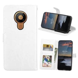 Lommebokdeksel 3-kort Nokia 5.3  - Hvit