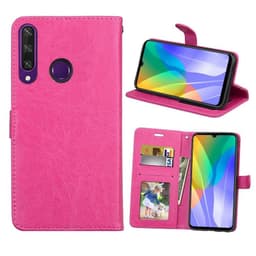 Lommebokdeksel 3-kort Huawei Y6p (MED-LX9)  - Rosa
