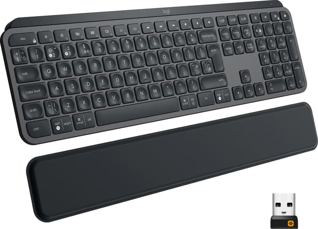 Logitech MX Keys Plus trådlöst tangentbord (grafitsvart)