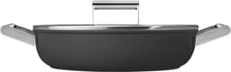 Smeg 50’s Style dyp stekepanne med lokk 28 cm CKFD2811BLM (sort)