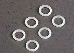 TRX-3685 White plastic washers (5x8x1.0mm) (6)