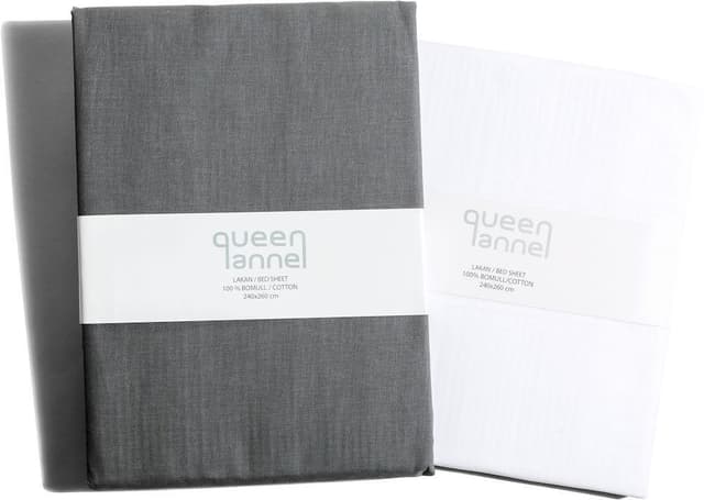 Queen Anne Dra-På-Lakan Vit 90x200cm