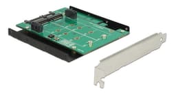 Converter SATA > 2 x M.2 Slot with RAID + Slot Bracket