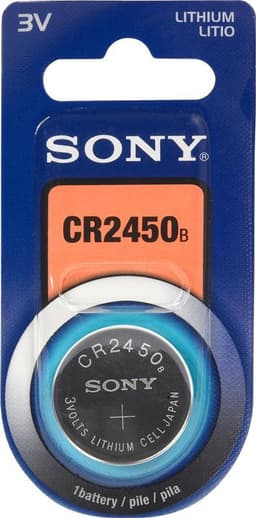 SONY Lithium batteri CR2450 3Volt, 1-pack