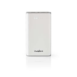 Power Bank | 15 000 mAh | 2-USB-A-utgångar 3.1A | Micro USB-ingång | Vit