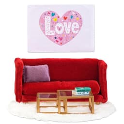Lundby Vardagsrum Röd