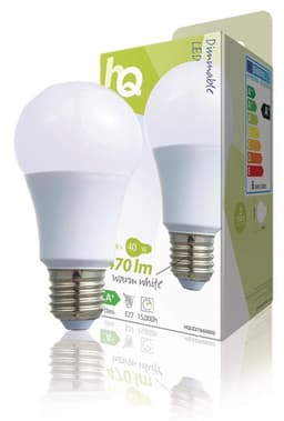 Dimbar LED-lampa Klot, 6,5W, 470lm, E27, Varmvit