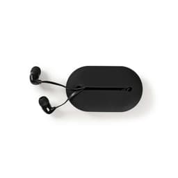 Hörlurar med sladd | In-ear | Resebag | 1.2 m flatkabel | Svart