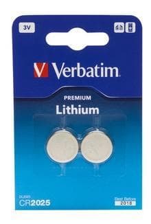 Verbatim CR2025 3V Lithium Batteri 2p