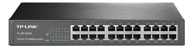 TP-Link TL-SF1024D, 24xRJ45, 10/100Mbps, desktop, svart