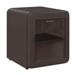 Temptech Retro minikøleskab HRF46RBGLASS (sort)