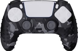 Piranha beskyttende silikondeksel til PS5-kontroller (grå kamuflasje)