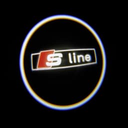 LED Dörrbelysning, Audi S-line logga