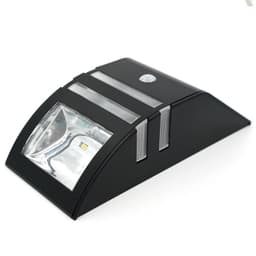 Veggmontert solcellelampe IP65 - Svart
